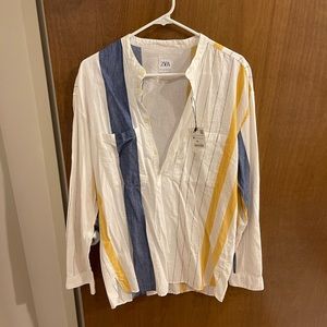 Zara- beachy cover up- tags still on!! Size M